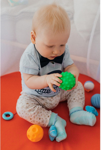 Изображение товара Развивающий игровой набор Крошка Я Развивающих массажных мячиков Космос / 4916716