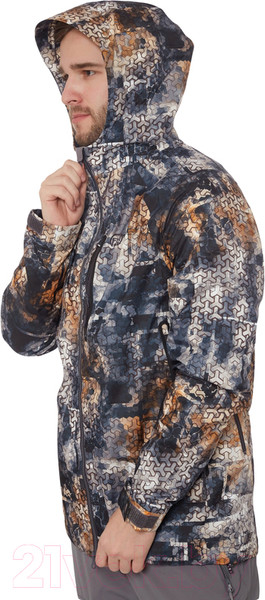 Изображение товара Куртка FHM Pharos 2022 (2XL, принт серо-оранжевый)