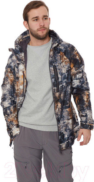 Изображение товара Куртка FHM Pharos 2017 (XS, принт серо-оранжевый)