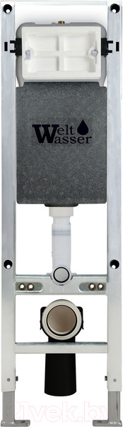 Изображение товара Унитаз подвесной с инсталляцией WeltWasser Amberg 350 ST + Jeckenbach 004 GL-WT + Amberg RD-WT