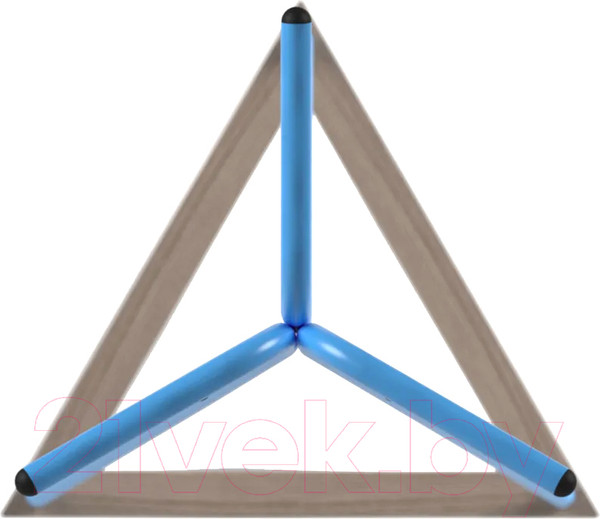 Изображение товара Вешалка для одежды Мебелик Галилео 213 (голубой/шимо)