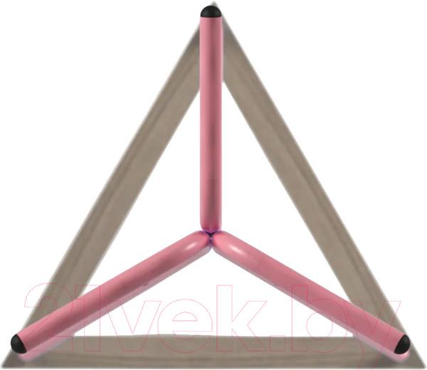 Изображение товара Вешалка для одежды Мебелик Галилео 213 (розовый/шимо)