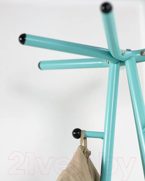 Изображение товара Вешалка для одежды Мебелик Галилео 217 (бирюзовый)