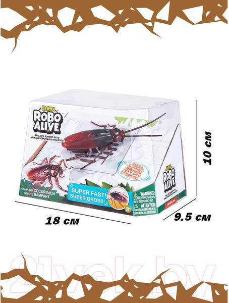 Изображение товара Интерактивная игрушка Zuru Robo Alive Таракан / 7152
