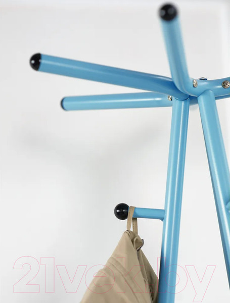Изображение товара Вешалка для одежды Мебелик Галилео 217 (голубой)