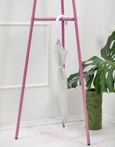 Изображение товара Вешалка для одежды Мебелик Галилео 217 (розовый)