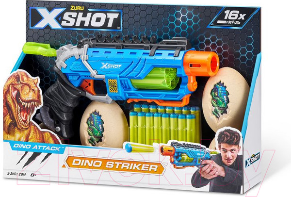 Изображение товара Бластер игрушечный Zuru X-Shot Нападение динозавра / 4860