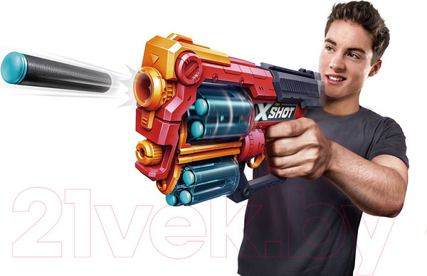 Изображение товара Бластер игрушечный Zuru X-Shot Ексель – Иксес ТК-12 / 36436