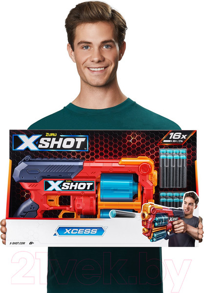 Изображение товара Бластер игрушечный Zuru X-Shot Ексель – Иксес ТК-12 / 36436