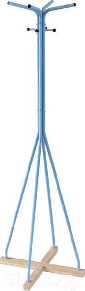 Изображение товара Вешалка для одежды Мебелик Галилео 218 (голубой/шимо)