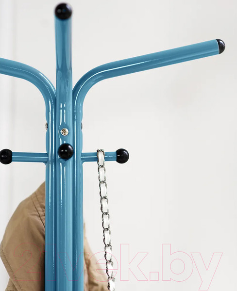 Изображение товара Вешалка для одежды Мебелик Галилео 218 (голубой/шимо)