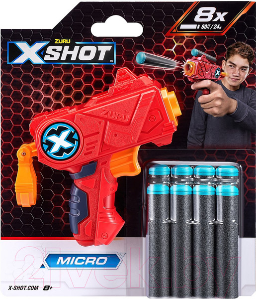 Изображение товара Бластер игрушечный Zuru X-Shot Ексель – Микро / 3613TQ1