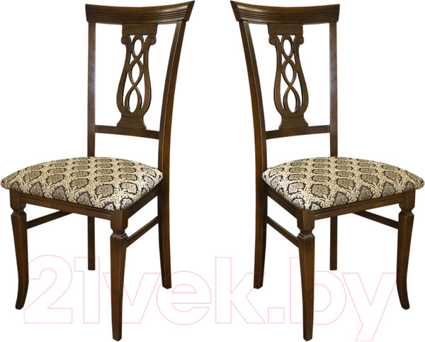 Изображение товара Стул Мебелик Агнесс (орех/маркус венге)