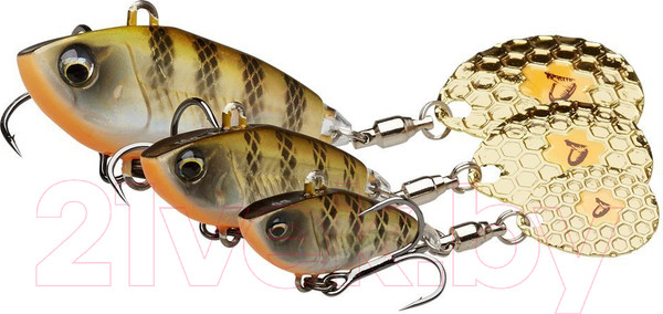 Изображение товара Тейл-спиннер Savage Gear Fat Tail Spin Sinking White Silver / 71763