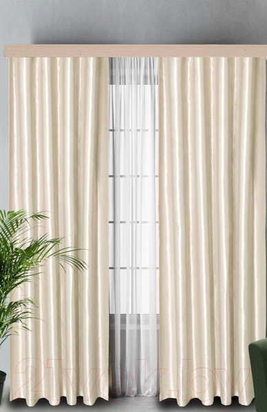 Изображение товара Комплект штор Велес Текстиль Классик 150YJ16-21 (150x250)