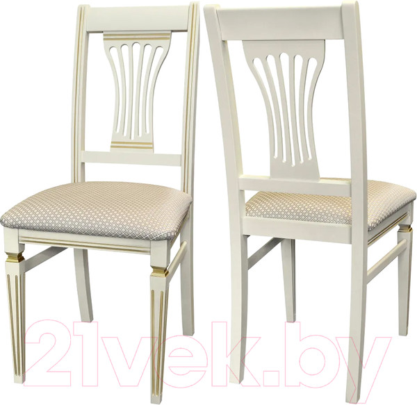 Изображение товара Стул Мебелик Анри (слоновая кость/золото/атина ваниль)