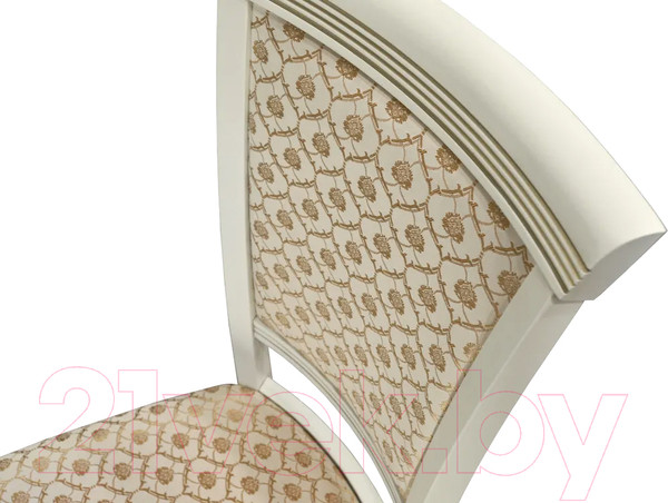 Изображение товара Стул Мебелик Бонита (слоновая кость/золото/яра даймонд)