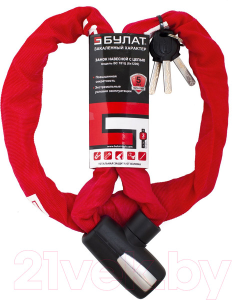 Изображение товара Велозамок БУЛАТ ВС 781Ц