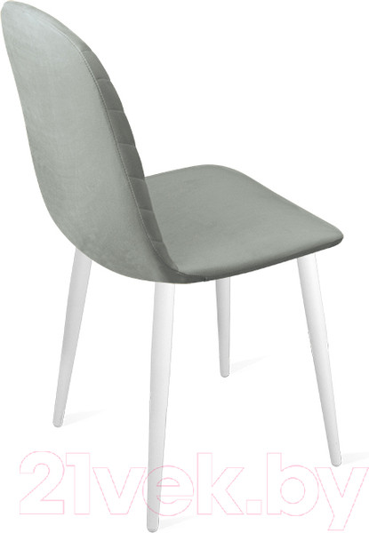 Изображение товара Стул ТриЯ Шерри К1С (белый матовый/велюр Confetti Silver)