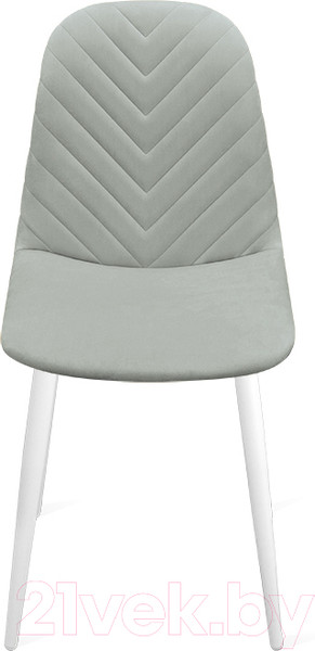 Изображение товара Стул ТриЯ Шерри К1С (белый матовый/велюр Confetti Silver)