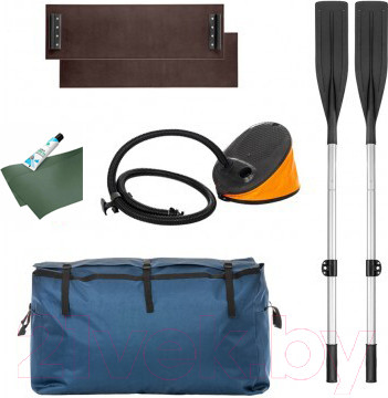 Изображение товара Надувная лодка Тонар Капитан 280Т (зеленый)