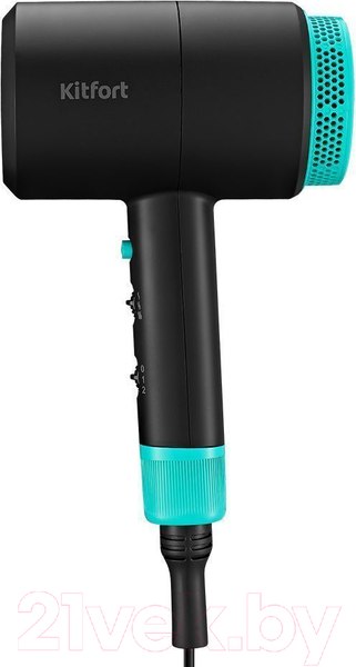 Изображение товара Фен Kitfort KT-3228-3  (черный/бирюзовый)