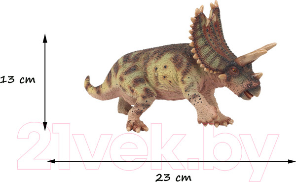 Изображение товара Фигурка коллекционная Masai Mara Мир динозавров. Трицератопс / MM206-397