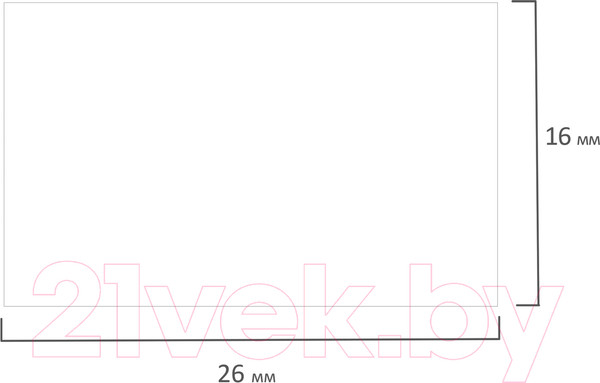 Изображение товара Этикет-лента Brauberg 114208 (белый)