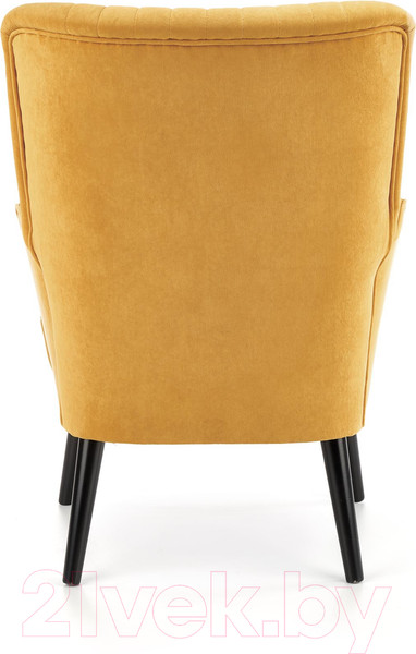 Изображение товара Кресло мягкое Halmar Delgado (горчичный/черный)