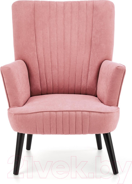 Изображение товара Кресло мягкое Halmar Delgado (розовый/черный)