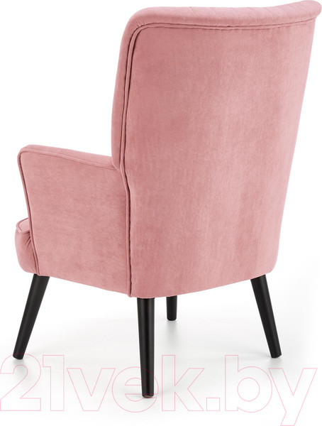 Изображение товара Кресло мягкое Halmar Delgado (розовый/черный)