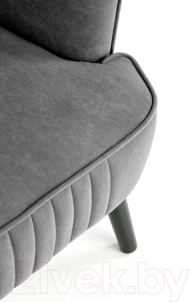 Изображение товара Кресло мягкое Halmar Delgado (серый/черный)