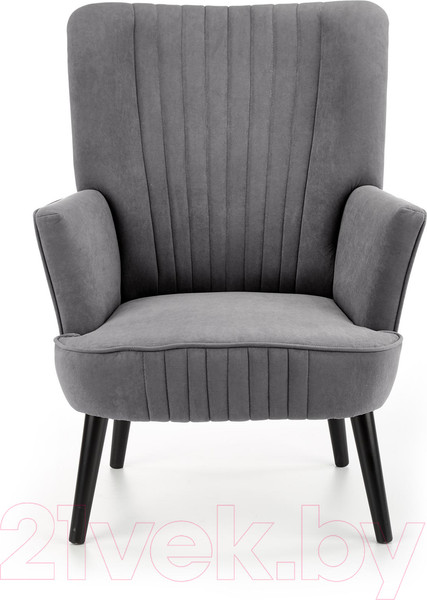 Изображение товара Кресло мягкое Halmar Delgado (серый/черный)