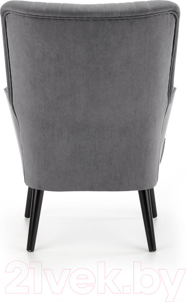 Изображение товара Кресло мягкое Halmar Delgado (серый/черный)