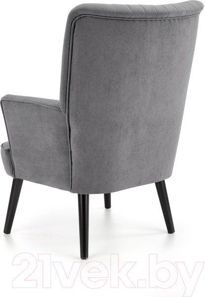 Изображение товара Кресло мягкое Halmar Delgado (серый/черный)