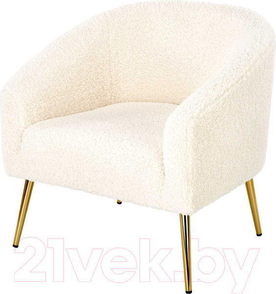 Изображение товара Кресло мягкое Halmar Grifon (кремовый/золото)