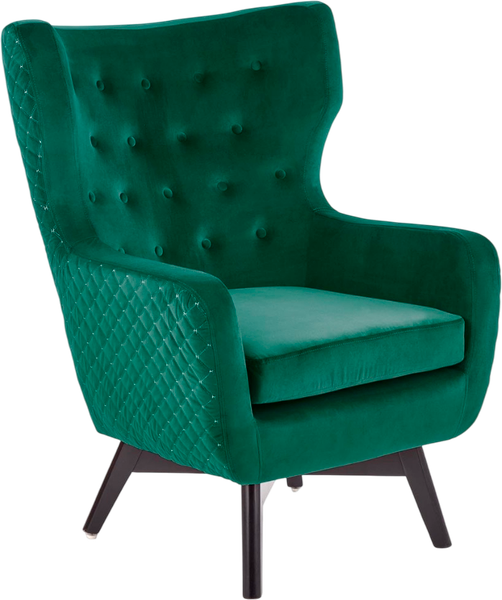 Изображение товара Кресло мягкое Halmar Marvel (темно-зеленый/черный)