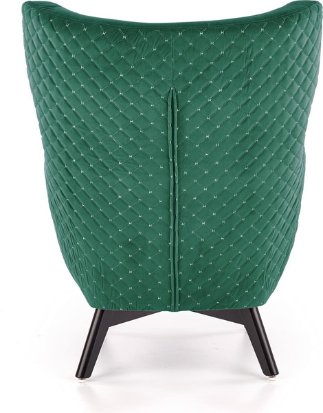 Изображение товара Кресло мягкое Halmar Marvel (темно-зеленый/черный)