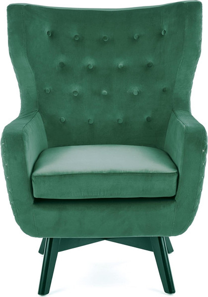 Изображение товара Кресло мягкое Halmar Marvel (темно-зеленый/черный)