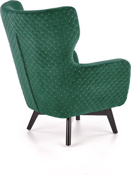 Изображение товара Кресло мягкое Halmar Marvel (темно-зеленый/черный)