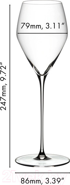 Изображение товара Набор бокалов Riedel Veloce Champagne / 6330/28 (2шт)