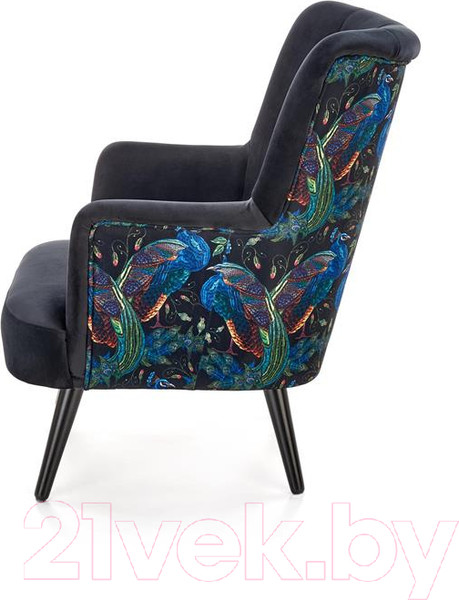 Изображение товара Кресло мягкое Halmar Pagoni (черный)