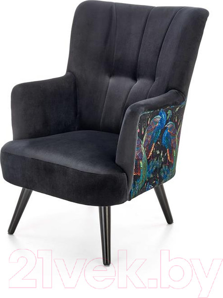 Изображение товара Кресло мягкое Halmar Pagoni (черный)