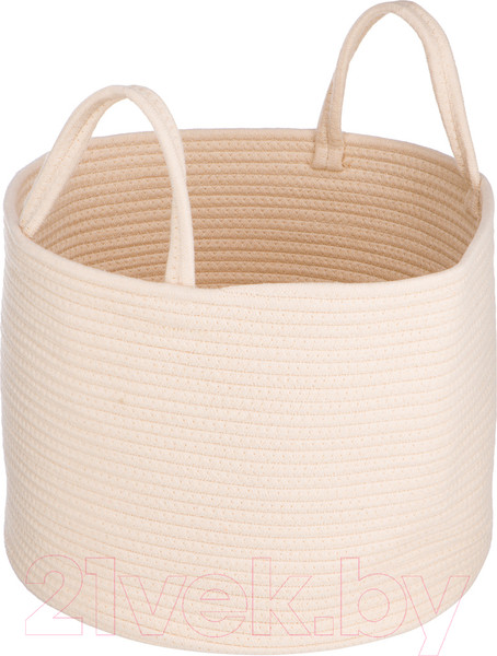 Изображение товара Корзина Handy Home Хлопок 350x350x280 (светло-бежевый)