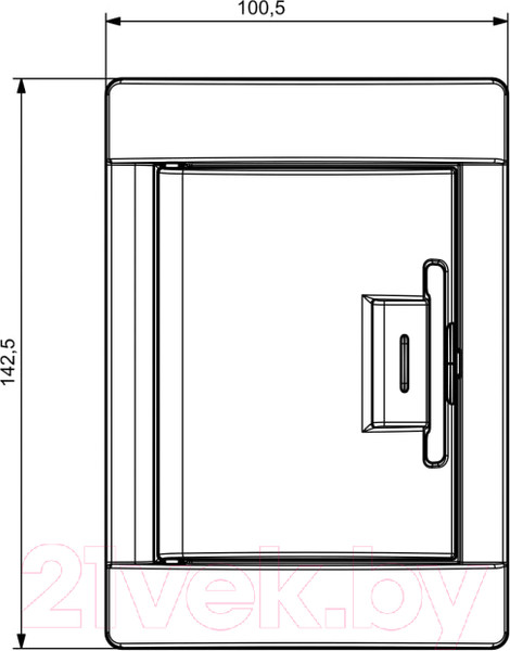 Изображение товара Бокс пластиковый Adal Pano Внутренний 2 / MD9315-B