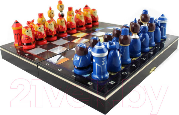 Изображение товара Шахматы Брестская Фабрика Сувениров Холодная война США против СССР / ch_coldwar