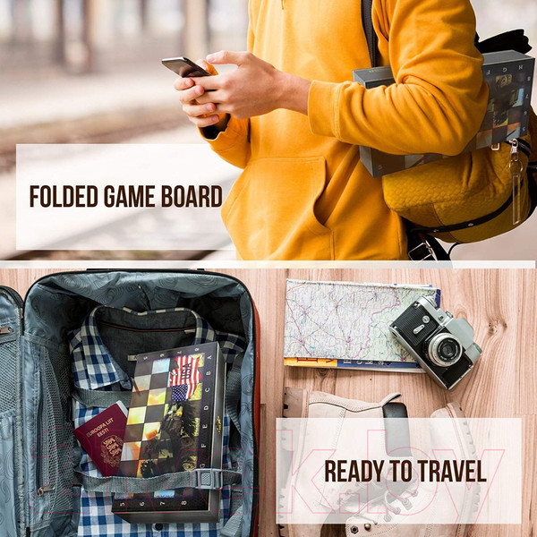 Изображение товара Шахматы Брестская Фабрика Сувениров Холодная война США против СССР / ch_coldwar