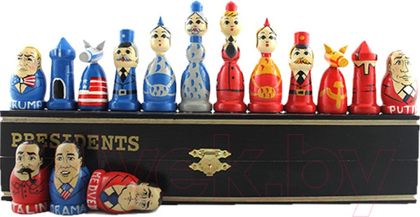 Изображение товара Шахматы Брестская Фабрика Сувениров Мировые лидеры / ch_presidents