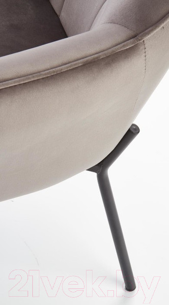 Изображение товара Кресло мягкое Halmar Castel (серый/черный)