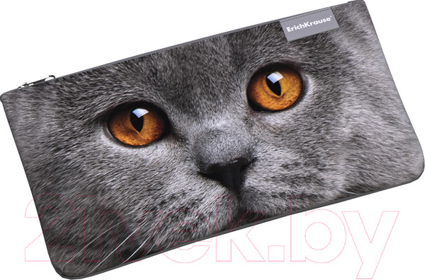Изображение товара Пенал Erich Krause Light Grey Cat / 57202